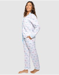 Sant And Abel - Women's Tennis Bows Long PJ Set
