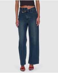 Thrills - Kai Wrap Mid Rise Baggy Jeans