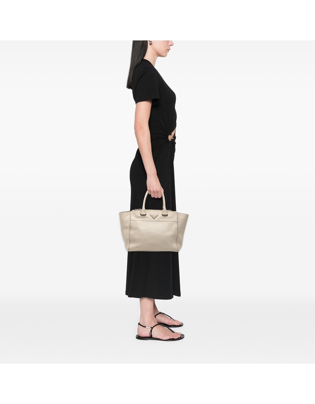 Pre-Loved by Azura Reborn - Pre-Loved City Calf Stitched Twin Pocket Satchel