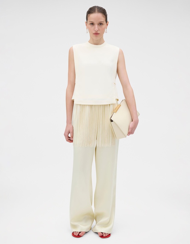 Oroton - Fringe Detail Top