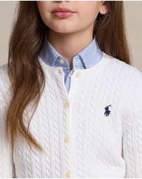 Polo Ralph Lauren - Mini-Cable Cotton Cardigan - Teens