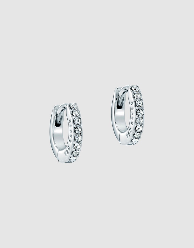 Ted Baker - HETTIE: Crystal Hoop Earrings (10mm)