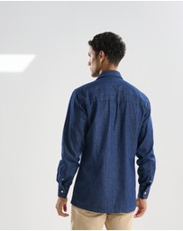 3 Wise Men - 3 Wise Men Frontier Denim Utility Shirt