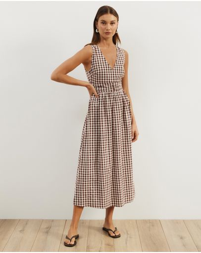 Brown Gingham
