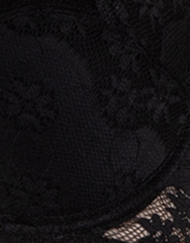 Naturana - Wired Padded Scalloped Lace Bra