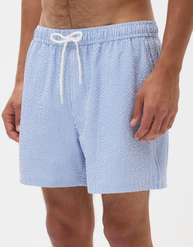 AERE - Seersucker Stripe Swim Shorts