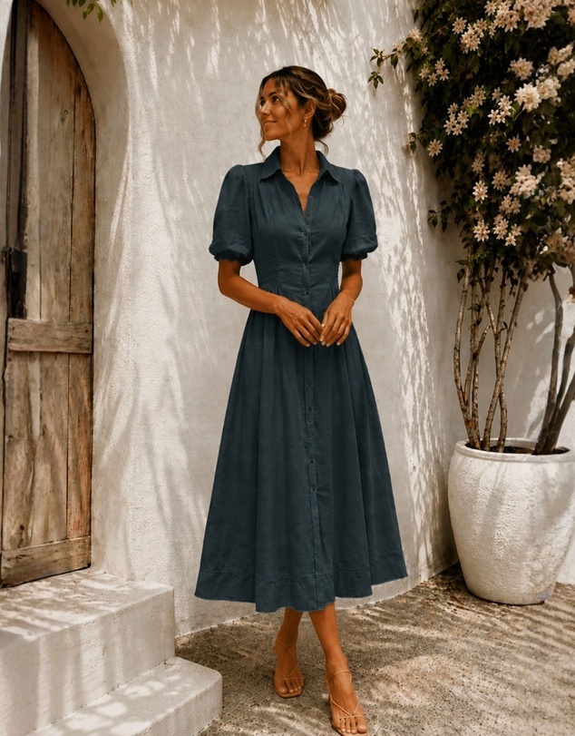Esther & Co - Neriessa Dress - Shadow Pines
