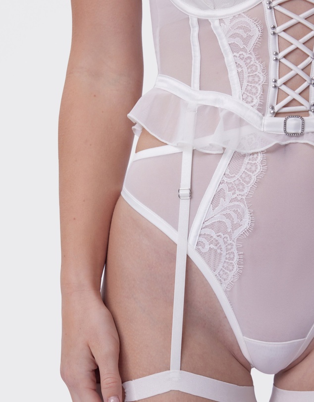 Bras N Things - Vamp One Night Only Push Up Bodysuit - Ivory
