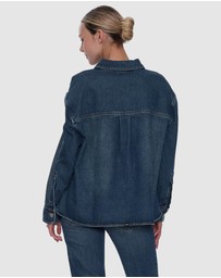 Thrills - Melina Oversized Denim Shirt