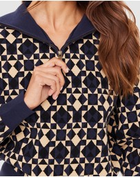 The Upside - Cosmo Kairo Half Zip Knit Jumper
