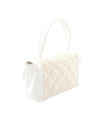 Pre-Loved by Azura Reborn - Pre-Loved Quilted Canvas Wild Stitch Top Handle Flap