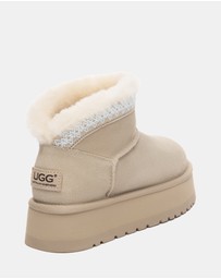 EVERAU - Australian Shepherd Ugg Liora Cow Suede Upper UGG Boots