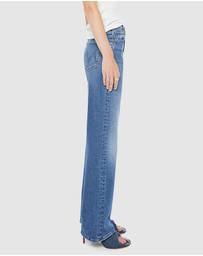 MOTHER - High Waisted Bookie Sneak Jeans