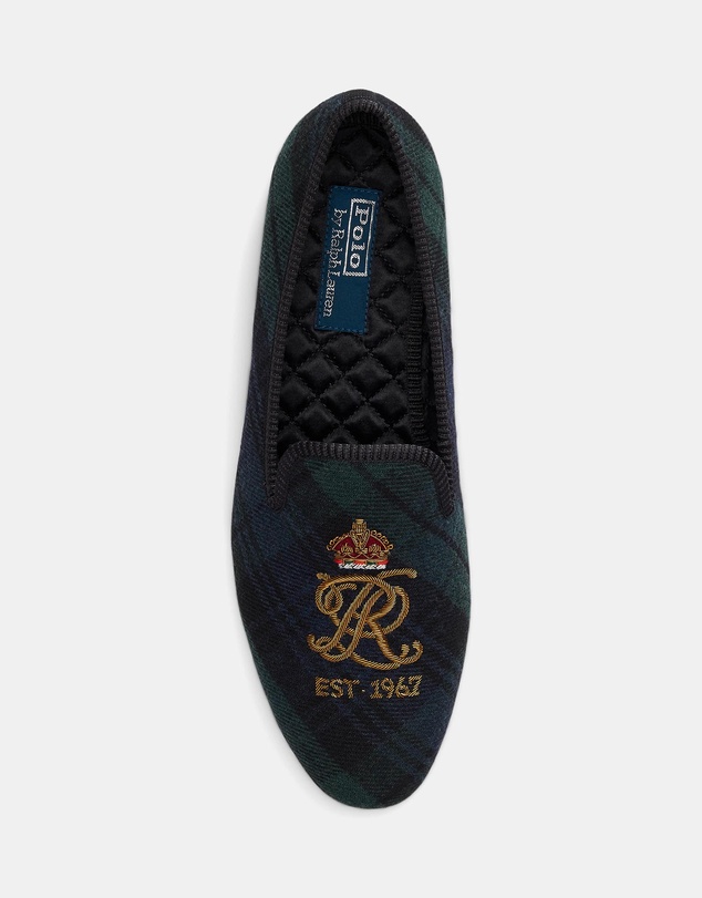 Polo Ralph Lauren - Paxton Bullion-Crest Plaid Loafer - Men's