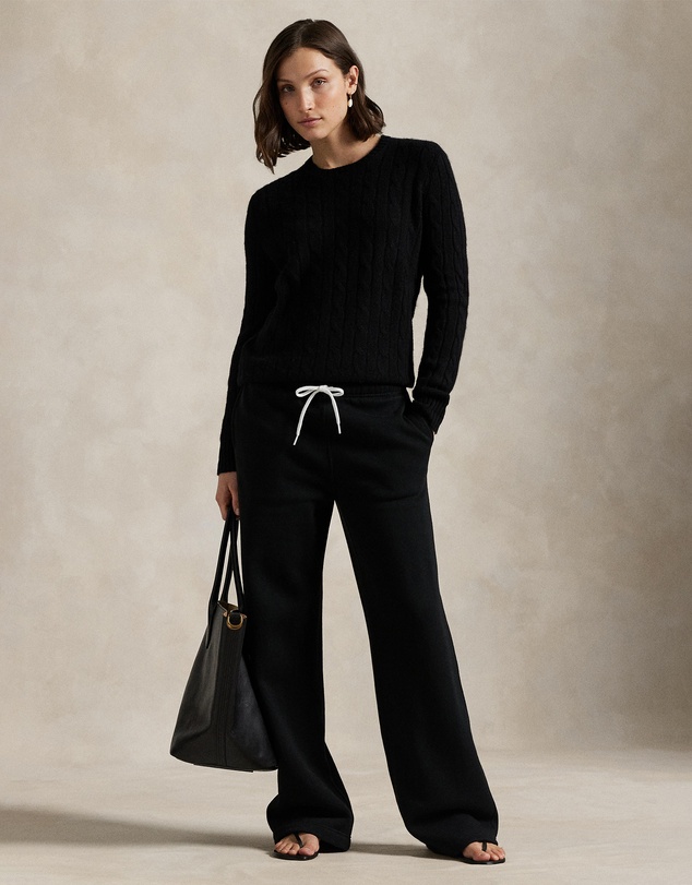 Polo Ralph Lauren - Drawstring Fleece Wide-Leg Sweatpants - ICONIC EXCLUSIVE