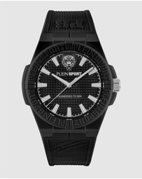 Plein Sport - Plein Laserstrike 42mm Black Dial and Black Silicone Strap