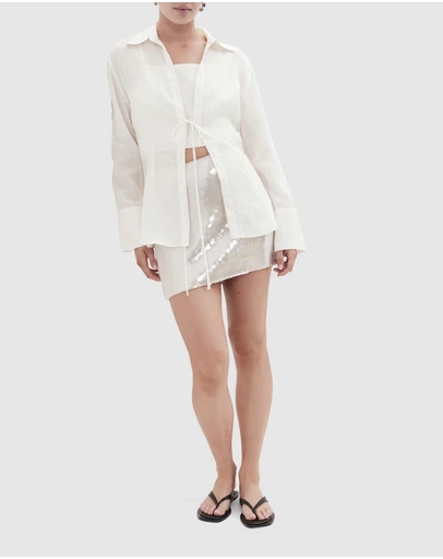 UNISON - Sequin Mini Skirt