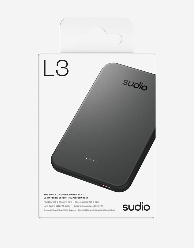 Sudio - L3 - Wireless 20W Super Charge USBC/A Power Bank 10k mAh