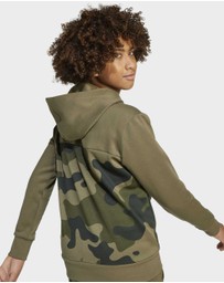 adidas Sportswear - Seasonal Essentials Camo Fleece Hoodie Kids