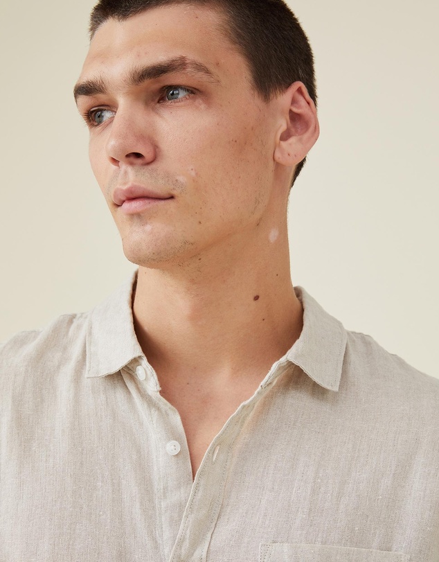 Cotton On - Linen Short Sleeve Shirt