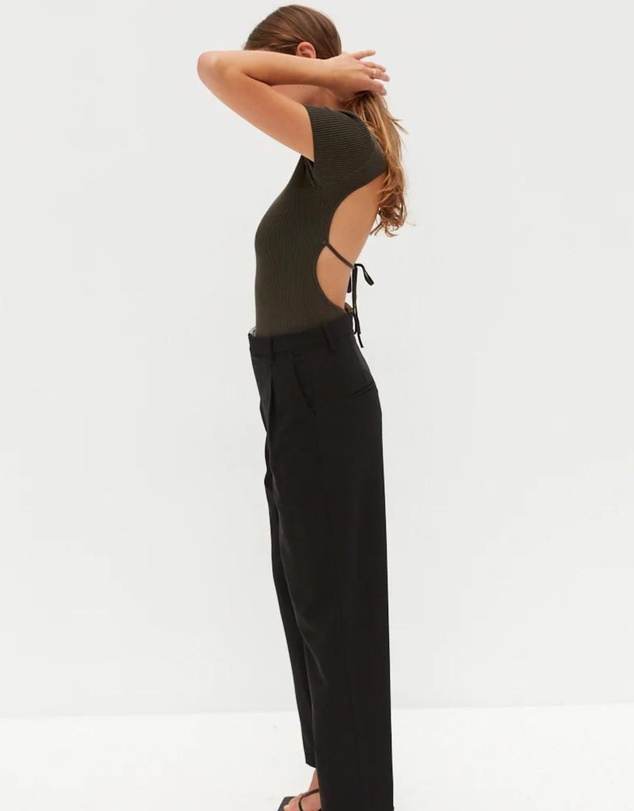 Style Addict - Knit October Short Sleeve Bodysuit