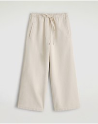 COS - Cropped Denim Wide-Leg Trousers