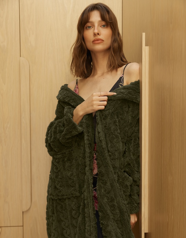 Gingerlilly - Gabriella Plush Long Robe
