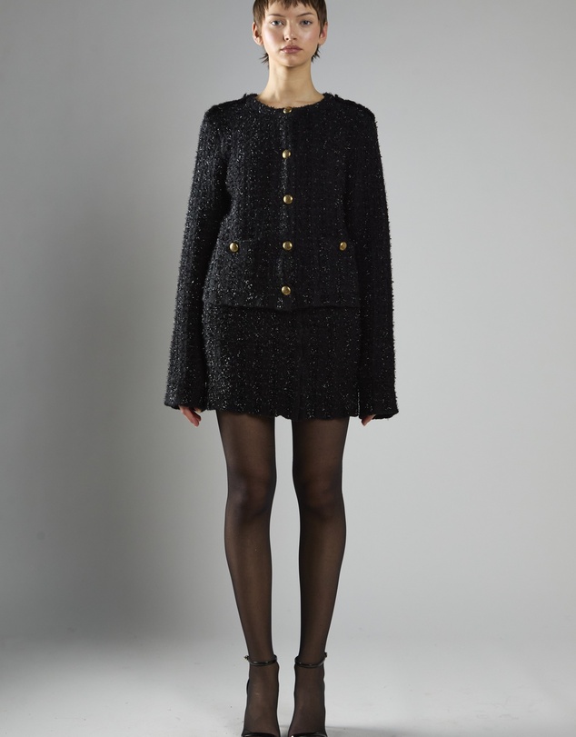 Glamorous - Tinsel Knitted Mini Skirt