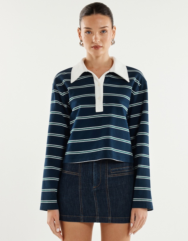 Madison The Label - Ryland Rugby Top
