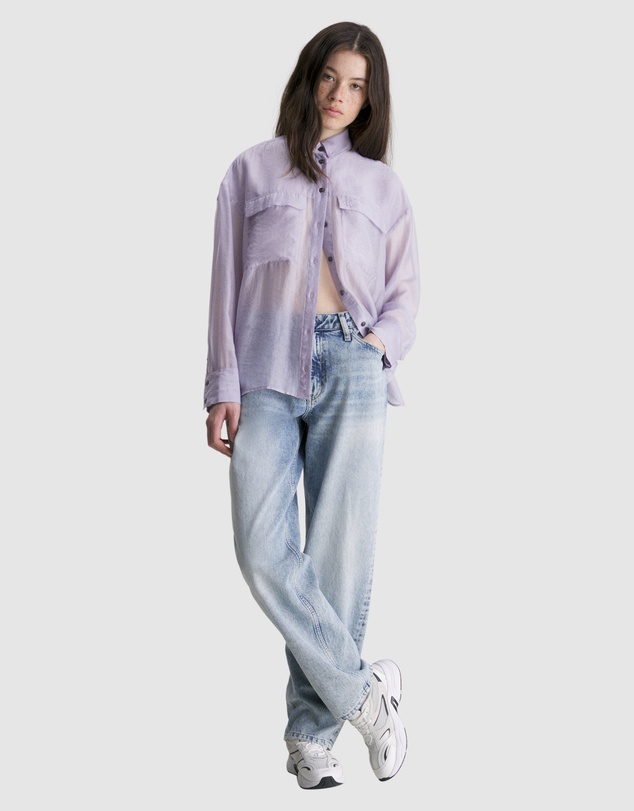 Calvin Klein Jeans - Sheer Relaxed Utility Shirt