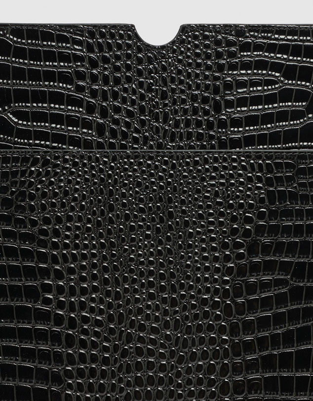 Nakedvice - The Bass Black Croc Laptop Sleeve