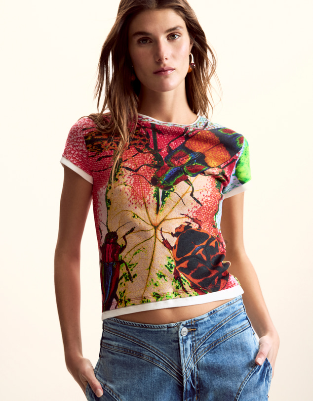 Desigual - T-shirt designed by Mr. Christian Lacroix