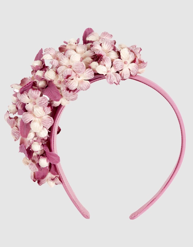 Max Alexander - Pink Flower Fascinator Headband