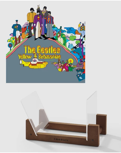 Universal Music - The Beatles - Yellow Submarine - Vinyl Album & Crosley Record Storage Display Stand