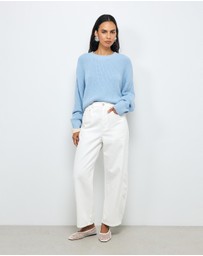 AERE - Cotton Cashmere Blend Relaxed Jumper