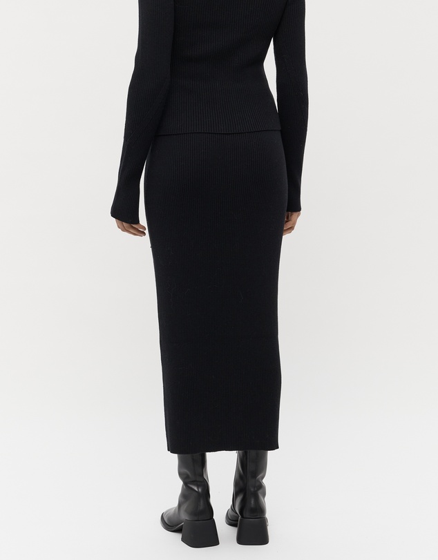 FRIEND of AUDREY - Ada Double End Zip Wool Skirt