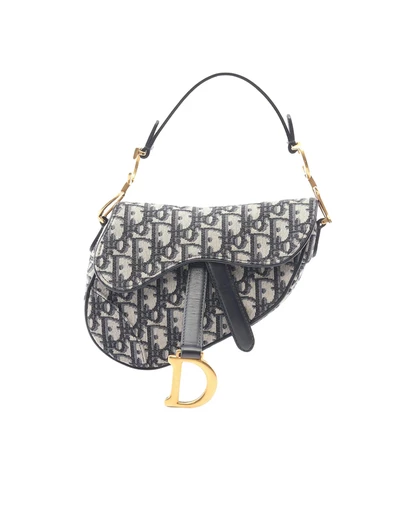 Pre-Loved by Azura Reborn - Pre-Loved Mini Oblique Canvas Saddle Bag