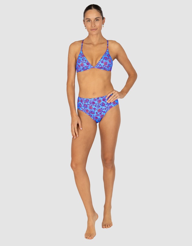 Baku Swimwear - Flamenco Longline Fixed Triangle Bikini Bra Top