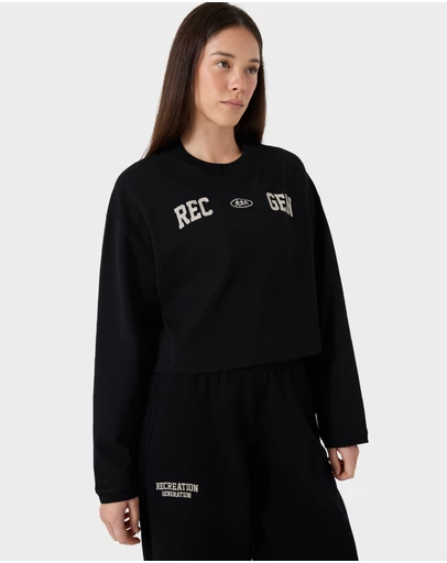 REC GEN - Float TriCon LS Crop Tee