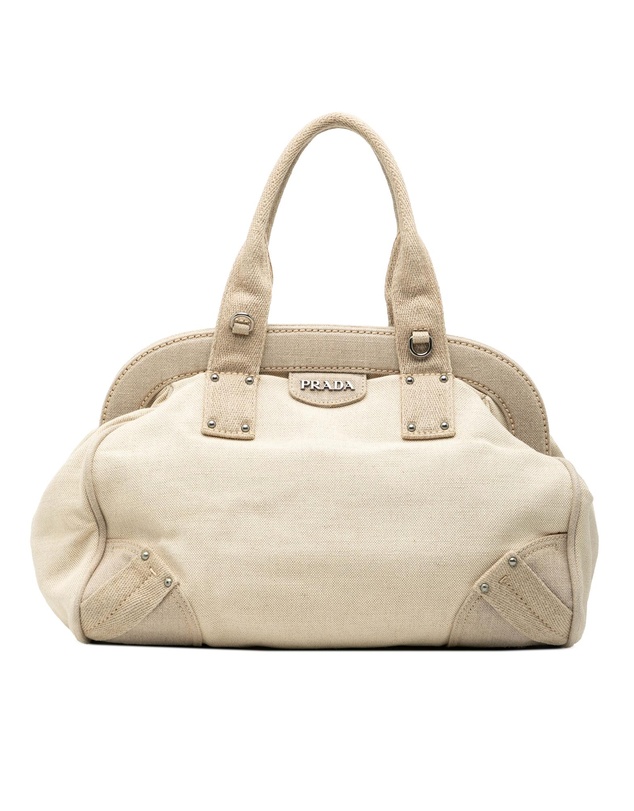Pre-Loved by Azura Reborn - Pre-Loved Canvas Canapa Mistolino Frame Satchel