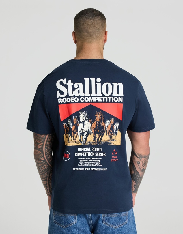 Johnny Bigg - Stallion Print Tee