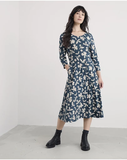 Seasalt - Seasalt Cornwall Blue April Dress