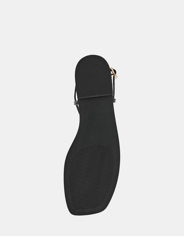 Steve Madden - Ritzy black square-toe strappy sandal