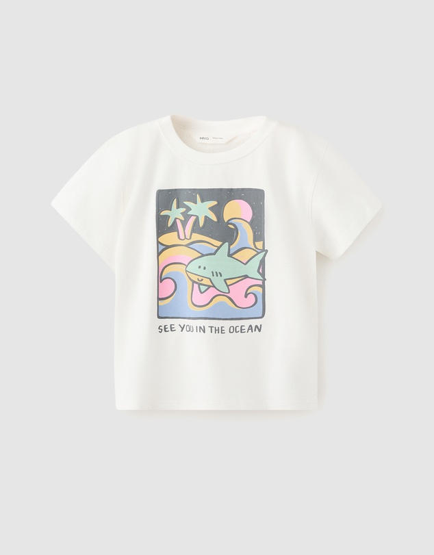 M.N.G - Shark T-Shirt - Babies-Kids