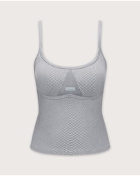 TALA - Sculpt Seamless Contrast Rib Top