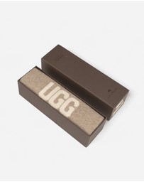 Ozwear Connection Uggs - Ugg Logo Cashmere Aus Wool Woven Scarf