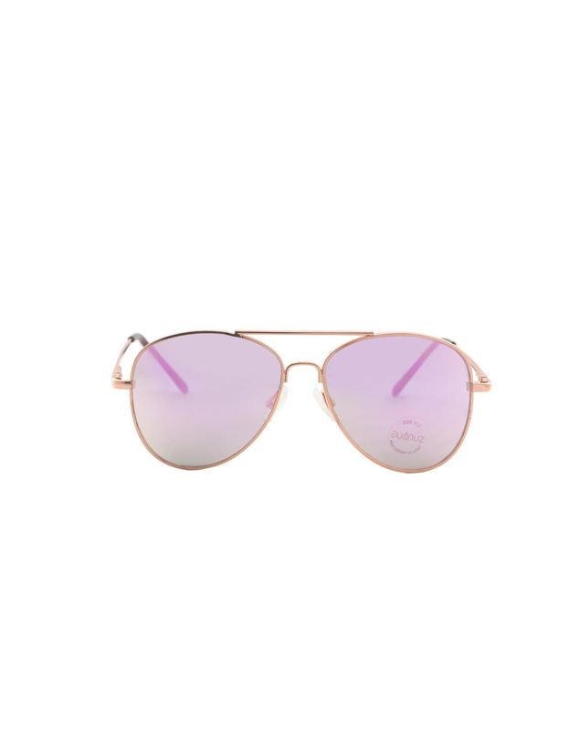 Sunbug - Rose Gold Pilot Sunglasses