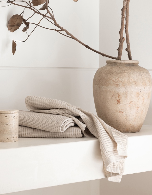 Bambury - Waffle Hand/Travel/Tea Towel 40x70cm - Hand Towel