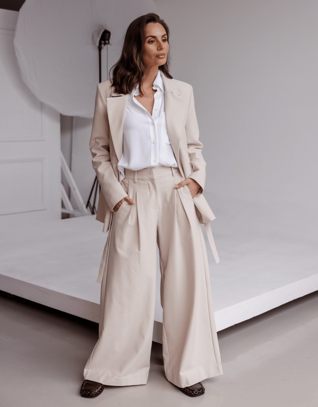 ALEXANDRA - Bali Pants Beige