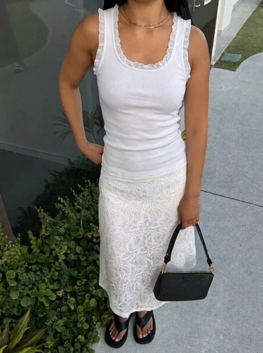 The Fated - Kaitlyn Frill Rib Tank